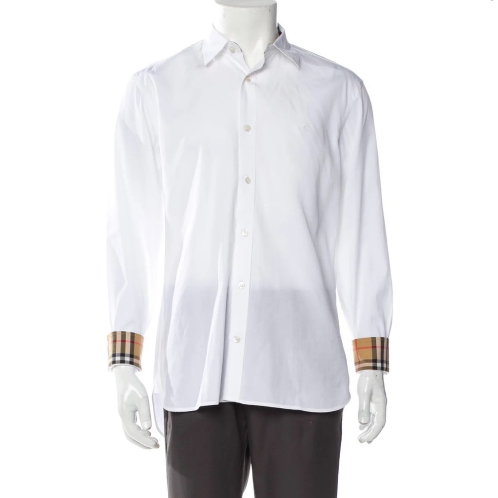 BURBERRY WHITE SHIRT AUTHENTIC 100%